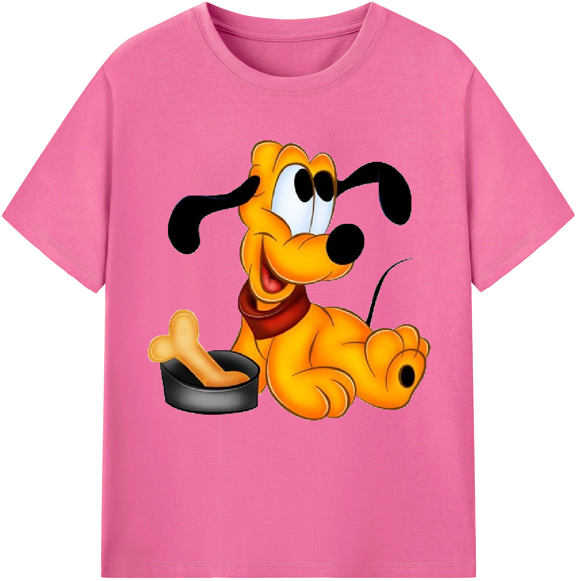 （画像用） ミッキーマウス Mickey Mouse レディースカジュアルプリントTシャツ（綿100％）